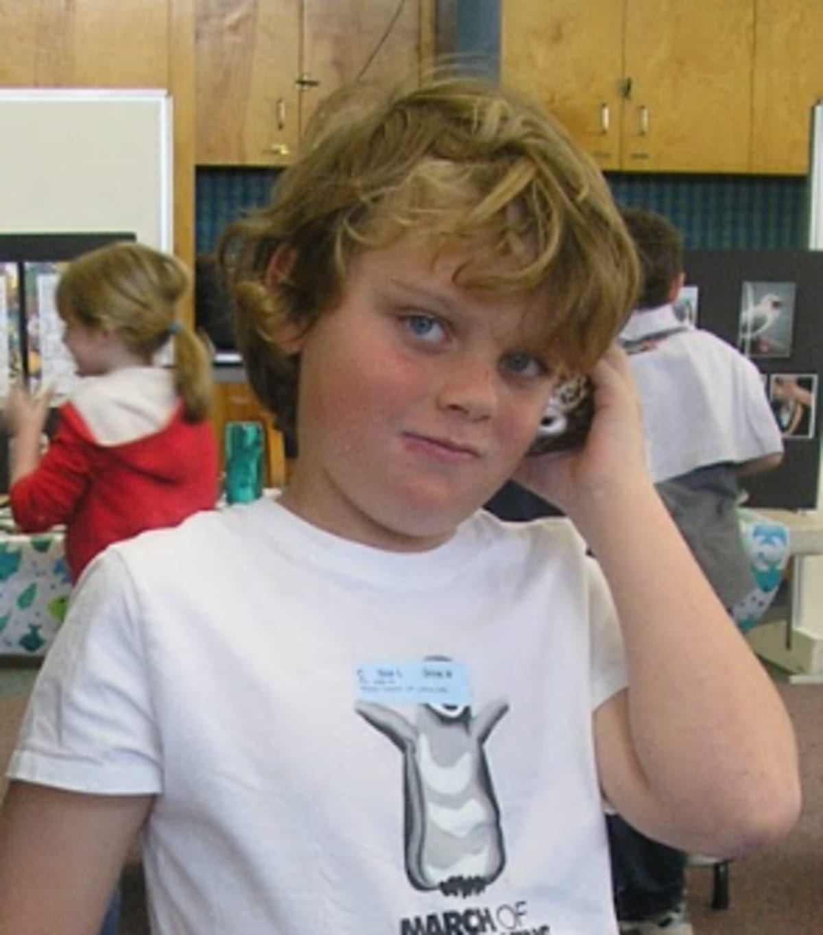 Cameron Roberts as a PS1 student
