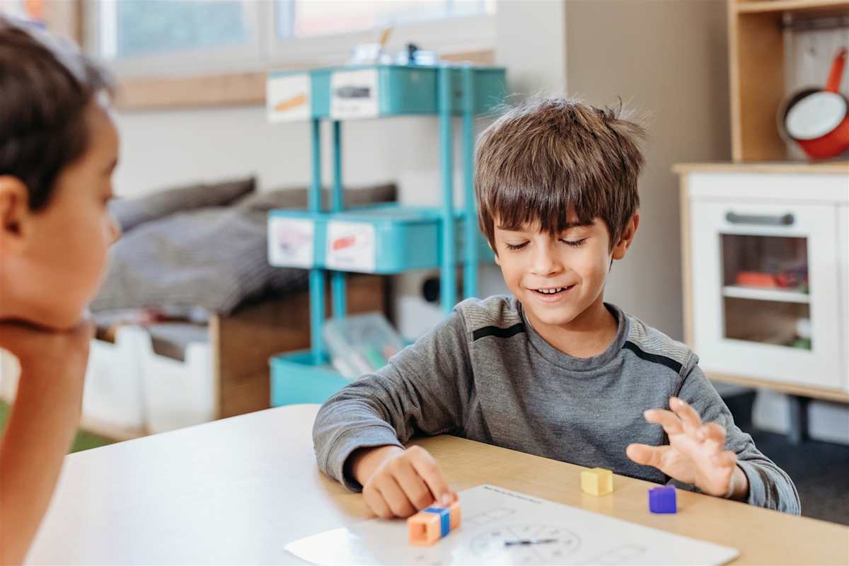 PS1 students at work in a classroom